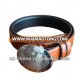 Western new fashion metal belt for men